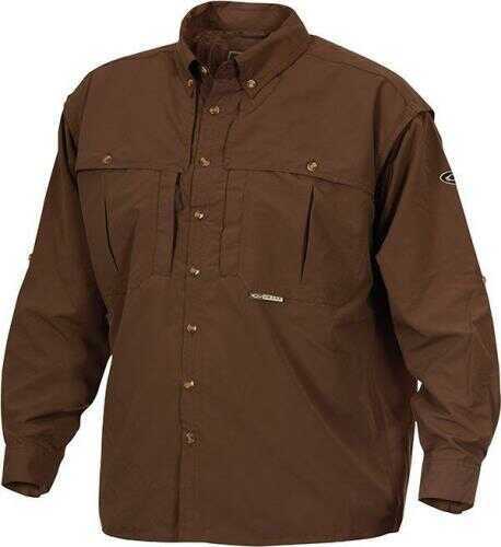 Drake Waterfowl Long Sleeve Wingshooter Shirt Olive Small