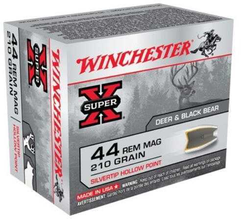 44 Rem Magnum 20 Rounds Ammunition Winchester 210 Grain Hollow Point