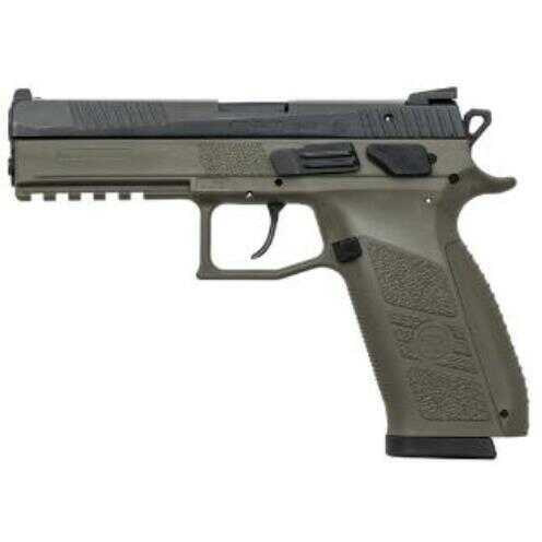 Cz P-09 Pistol 9mm 4.54" Barrel Odg Frame Black Slide Tritium Night Sights 19 Round