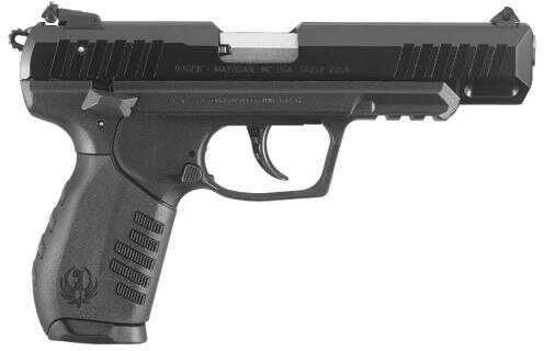 Ruger SR22 Pistol 22 Long Rifle 4.5" Barrel Black Polymer Alumimium Anodized Slide