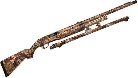 Mossberg 500 12 Gauge Shotgun 24"Vented Rib Barrel/24" Fluted Rifle Mossy Oak Break Up 6 Round