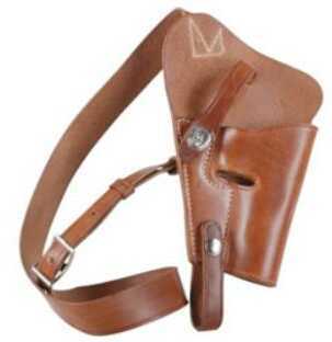 El Paso Saddlery Tanker Holster Right Hand Russet 6" S&W N Frame Leather Tn65Rr