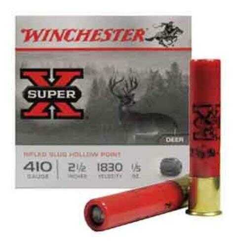 410 Gauge 15 Rounds Ammunition Winchester 2 1/2" 1/5 oz Slug #Slug