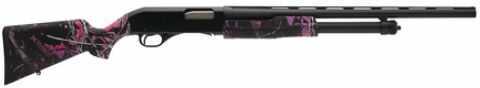 Stevens 320 Muddy Girl Compact 20 Gauge Shotgun 26" Barrel 5 Round Black/<span style="font-weight:bolder; ">Pink</span> Camo