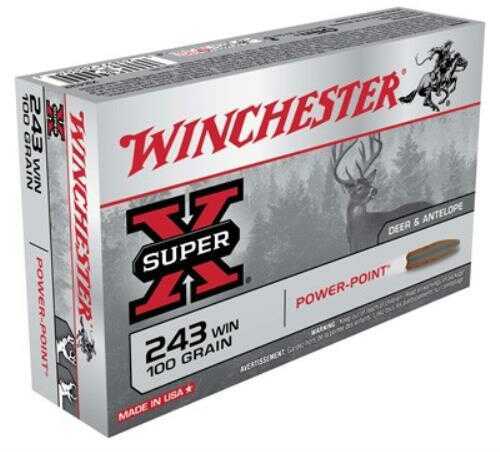 243 Winchester 20 Rounds Ammunition 100 Grain Soft Point