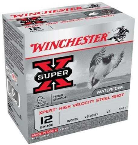 12 Gauge 25 Rounds Ammunition Winchester 3" 1 1/16 oz Steel #2