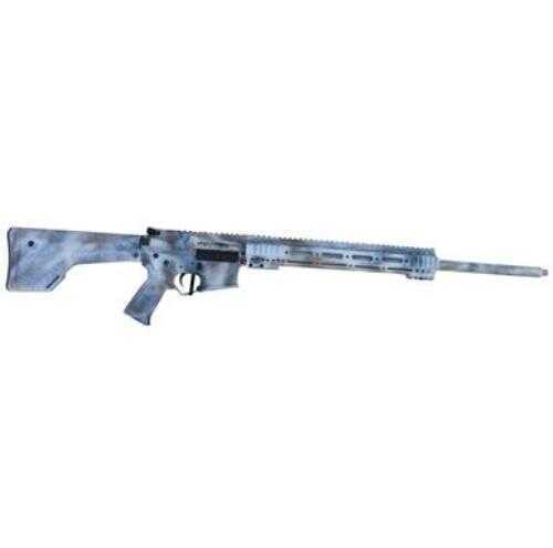 Alex Pro Firearms APF 204 <span style="font-weight:bolder; ">Ruger</span> 22" Barrel Snow Camo Mag Pul Moe Pistol Grip Optics Ready Fixed Stock Semi-Auto Rifle