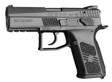 CZ USA P07 Duty 9mm Luger 3.7" Barrel 16 Round Black Semi Automatic Pistol 91186