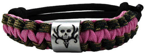 AES Outdoors Bone Collector Survival Bracelet Camo/Pink BC-SB-003