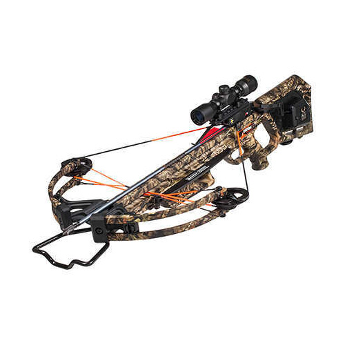 Wicked Ridge Invader X4 Crossbow Package with Multi-Line Scope ACUdraw, Mossy Oak Break Up Country