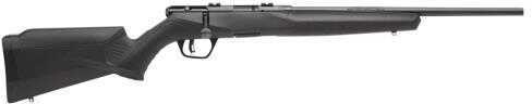 Savage Rifle B22 Magnum Bolt 22 Winchester Rimfire (WMR) 21" Barrel 10+1 Synthetic Black Stock Blued