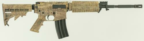Windham Weaponry SRC 5.56mm NATO 16" Barrel 30 Round 6-Position We The People Camo Stock Semi Automatic Rifle R16M4FTTC9