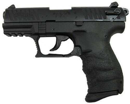Walther P22 Series Pistol 22 Long Rifle Black 3.4"Barrel Traditional Double Action 10 Round Semi Automatic QAP22003