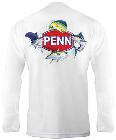 Penn Men's White Long Sleeve Performance Shirt Medium 1290039