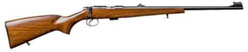 CZ 455 Standard 22 Long Rifle 20.6" Blued Barrel Finish Beechwood Stock Adjustable Sights Bolt Action