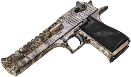 Magnum Research Desert Eagle 44 Kryptek Highlander Camo Finish Semi Automatic Pistol DE44KH