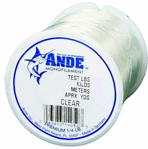 Ande Line Premium Mono Clear 1/4lb 100# Md#: PC1/4-100