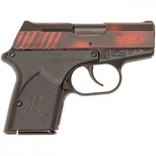 Remington RM380 380 ACP 2.9" Barrel 6 Round 12.2oz D A Only Red Battleworn Slide Fixed Sights Semi Automatic Pistol