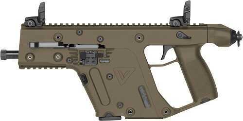 KRISS Vector SDP Pistol G2 9mm with Brace 5.5" Threaded barrel 17rd Flat Dark Earth POST-2017
