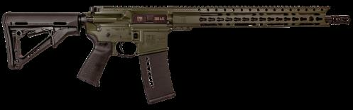 Diamondback Firearms DB15E300ODG Keymod Rail 300 AAC Blackout Rifle 16" Barrel Rounds Magpul CTR Stock OD Green