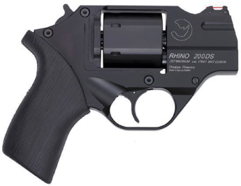 Chiappa Firearms Rhino Revolver 200DS 357 Magnum / 9mm 2 Black 6 Round Duel Cylinder Pistol CF340.236