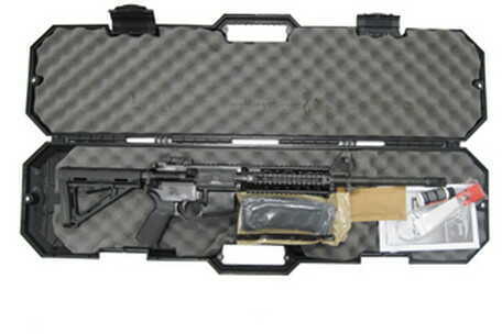 Black Dawn AR-15 16" Barrel 5.56mm NATO Complete Rifle With Case Carbine Length MFR Rail Gas Piston Semi Automatic BDR-15AP-BLK