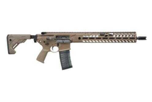 SIG AR-15 SIGMCX 5.56mm NATO 16" Blued Barrel Flat Dark Earth Telescoping Stock M-Lok 30 Round Mag Semi-Automatic Rifle