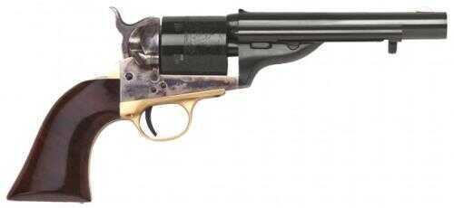 Cimarron Open Top Navy Revolver .44 Colt & Russian 5.5" Barrel Case Hardened 1-Piece Walnut Grip Standard Blue CA905