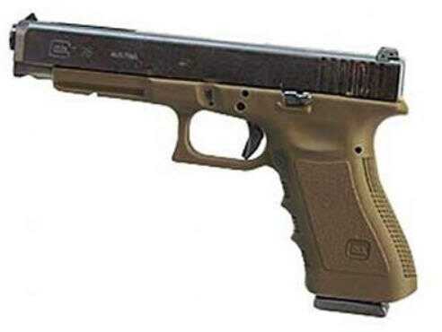 Pistol Glock PI3437101 G34 9mm Luger 5.3" Barrel 10 Round OD Green Frame Black Slide