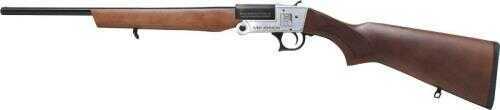 Iver Johnson Shotgun 410 Guage 3" Chamber 18" Blued Barrel Full Silver Receiver Wood Stock