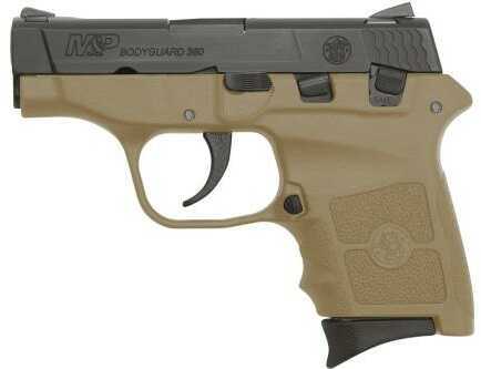 Smith & Wesson Bodyguard Pistol 380 ACP 2.75" Barrel Fixed Sights 6 Round Flat Dark Earth Polymer Grip Semi Automatic