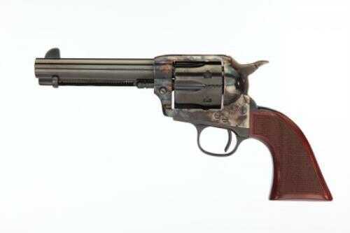 Taylor Uberti Short Stroke Runnin Iron 1873 Revolver Tuned 357 Mag With Low Flat Hammer Spur Checkered Grip And Case Hardened Frame 4.75" Barrel Model 556210DE