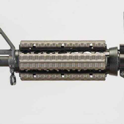 Manta 6" Low Profile Wire Routing Rail Guard (3) Olive Drab