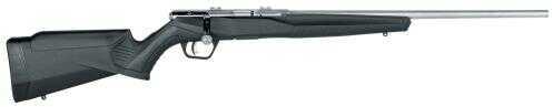 Savage Arms Rifle B17FVSS 17 HMR 21" Barrel Stainless Steel Heavy Accu Trigger Black Synthetic Stock