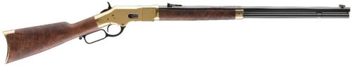 Winchester 1866 Yellowboy Deluxe Octagon 38 Special 24" Barrel 14+1 Grade V/VI Walnut Stock Gloss Bl