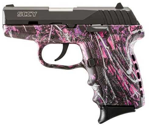 SCCY CPX2-Cb Pistol Dao 9MM 10 Round Blk/Muddy Girl With O Safety