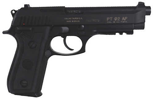 Taurus 92 Standard 9mm Luger 5" Barrel 10 Round Rail Blued Semi Automatic Pistol 1920151