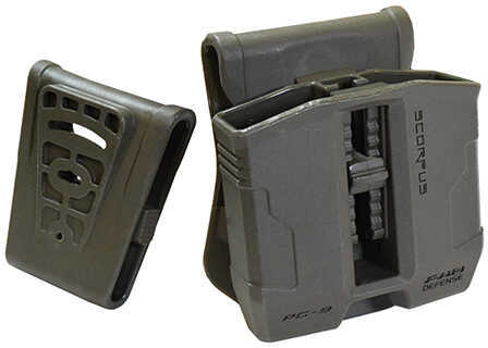 Double Magazine Pouch Paddle/Belt, for Glock 9mm/.40, Olive Drab Green
