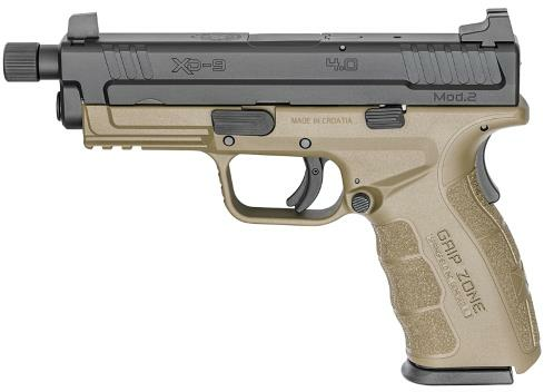 Click to see larger image. Springfield Armory Semi-Auto Pistol XD MOD.2 9MM Flat Dark Earth 4 16+1 TB | THREADED BARREL 4"