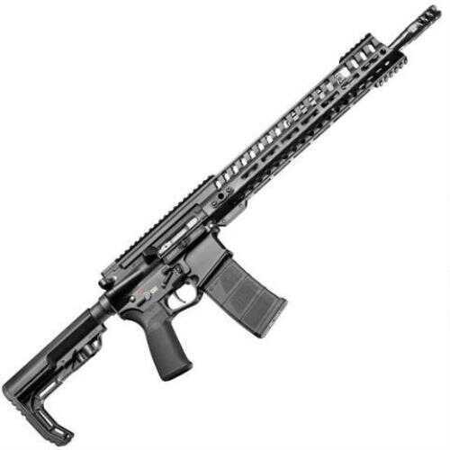 Patriot Ordnance POF Edge <span style="font-weight:bolder; ">5.56mm</span> NATO 16.5" Barrel 30 Round Mag 14.5" M-LOK Black Metal Finish Polymer Stock Semi-Automatic Rifle POF-USA P-415