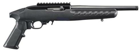 Ruger 22 Charger Pistol Long Rifle 10" Barrel Black Polymer A2 With Rail Round