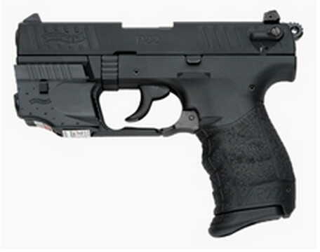 Click to see larger image. Walther P22 Pistol 22 Long Rifle 3.42" Barrel Dot Combat Sights With Laser and Set Finish Semi Automatic CA 5120335