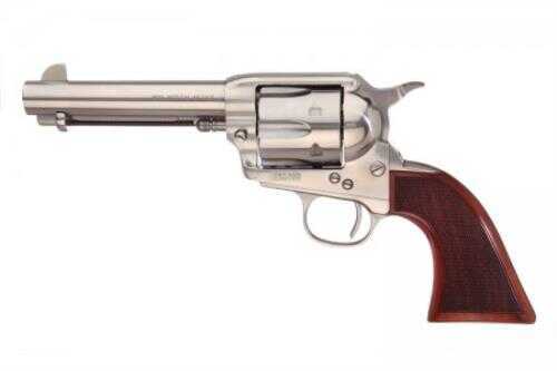 Taylor Uberti Runnin Iron Stainless 1873 Revolver 45 Colt With Low-Flat Hammer Spur And Walnut Grips 4.75" Barrel Model 4202