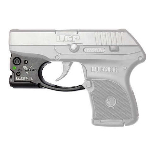 Viridian Weapon Technologies Reactor TL G2 Tac Light Fits Ruger LCP Black Finish Features ECR INSTANT-ON and RADIANCE Te