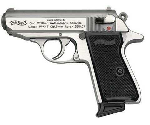 Walther PPK Series 380 3.35" Barrel 7 Round Stainless Steel Semi Automatic Pistol VAH38001