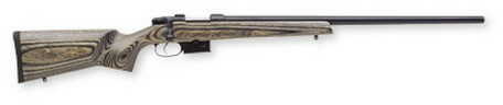 <span style="font-weight:bolder; ">CZ</span> <span style="font-weight:bolder; ">527</span> Bolt Action Rifle 223 Remington Gray /Black Laminated Stock 24" Heavy Barrel 5 Round DBMag 03041