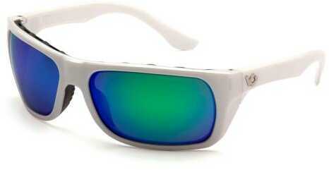 Venture Gear Vallejo White Frame Green Polarized Lens