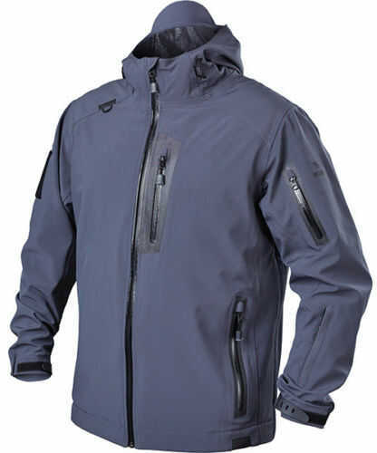 Waterproof Tactical Softshell Jacket Slate Large
