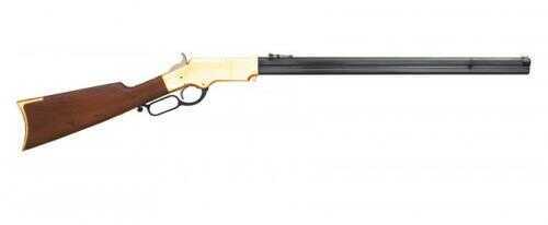 Cimarron 1860 Henry Civilian Lever Action Rifle 45 Colt 24" Barrel 12 Round Brass Standard Blue Finish Walnut Stock CA288