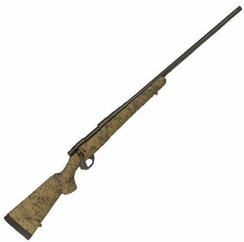 Howa HS Precision Bolt Action Rifle 7mm Remington Magnum 24" Barrel 3 Rounds Capacity Aluminum Bedded Synthetic Stock Tan/Black Finish
